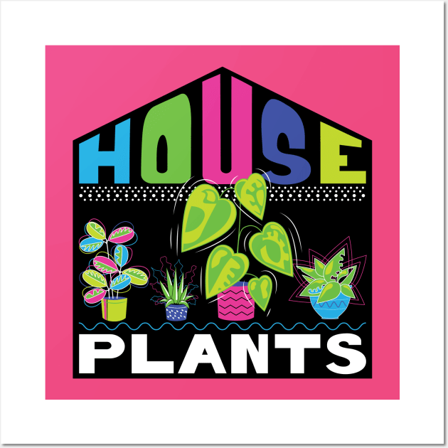 House Music for House Plants Wall Art by ameemax